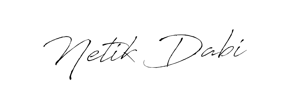 Once you've used our free online signature maker to create your best signature Antro_Vectra style, it's time to enjoy all of the benefits that Netik Dabi name signing documents. Netik Dabi signature style 6 images and pictures png