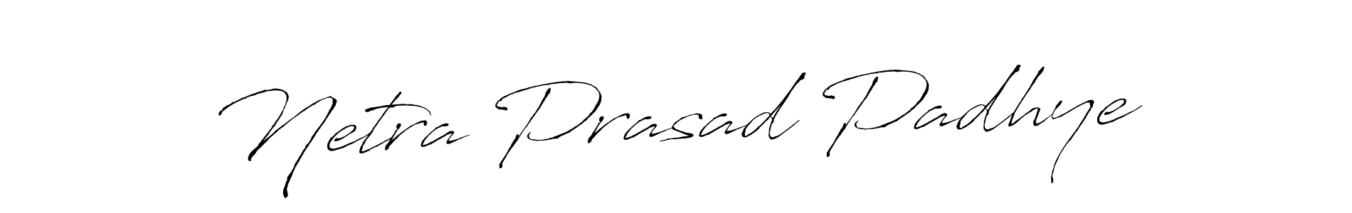 Netra Prasad Padhye stylish signature style. Best Handwritten Sign (Antro_Vectra) for my name. Handwritten Signature Collection Ideas for my name Netra Prasad Padhye. Netra Prasad Padhye signature style 6 images and pictures png