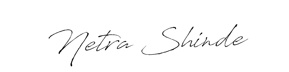 Netra Shinde stylish signature style. Best Handwritten Sign (Antro_Vectra) for my name. Handwritten Signature Collection Ideas for my name Netra Shinde. Netra Shinde signature style 6 images and pictures png