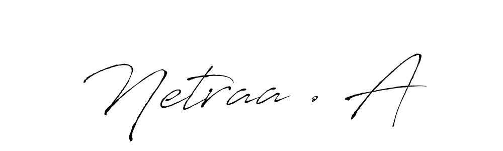 Make a beautiful signature design for name Netraa . A. Use this online signature maker to create a handwritten signature for free. Netraa . A signature style 6 images and pictures png