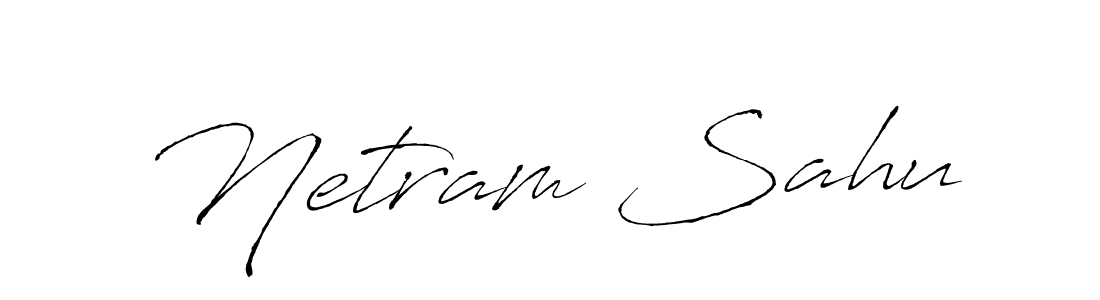 You should practise on your own different ways (Antro_Vectra) to write your name (Netram Sahu) in signature. don't let someone else do it for you. Netram Sahu signature style 6 images and pictures png