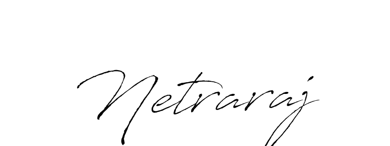 Design your own signature with our free online signature maker. With this signature software, you can create a handwritten (Antro_Vectra) signature for name Netraraj. Netraraj signature style 6 images and pictures png