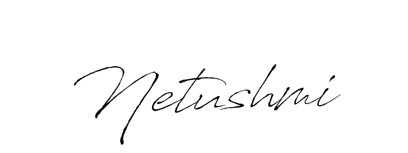 Design your own signature with our free online signature maker. With this signature software, you can create a handwritten (Antro_Vectra) signature for name Netushmi. Netushmi signature style 6 images and pictures png