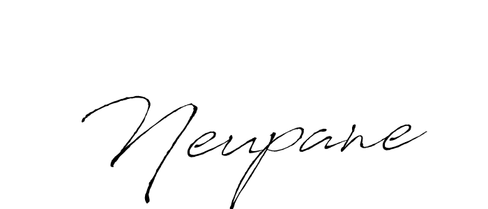 Design your own signature with our free online signature maker. With this signature software, you can create a handwritten (Antro_Vectra) signature for name Neupane. Neupane signature style 6 images and pictures png