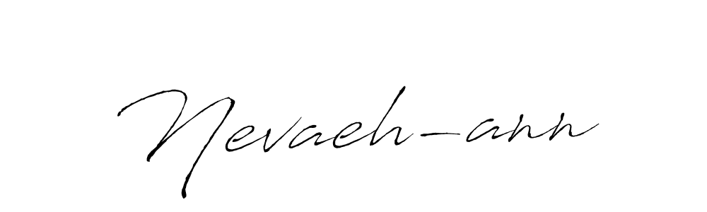 Antro_Vectra is a professional signature style that is perfect for those who want to add a touch of class to their signature. It is also a great choice for those who want to make their signature more unique. Get Nevaeh-ann name to fancy signature for free. Nevaeh-ann signature style 6 images and pictures png