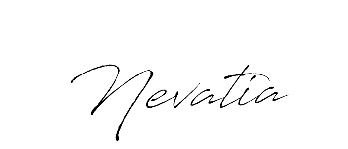 Use a signature maker to create a handwritten signature online. With this signature software, you can design (Antro_Vectra) your own signature for name Nevatia. Nevatia signature style 6 images and pictures png
