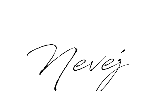 Design your own signature with our free online signature maker. With this signature software, you can create a handwritten (Antro_Vectra) signature for name Nevej. Nevej signature style 6 images and pictures png