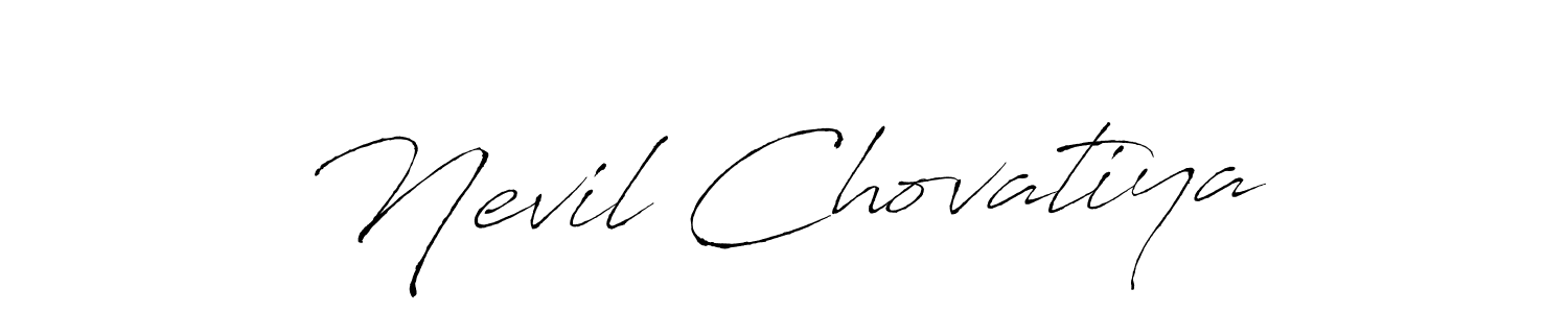 if you are searching for the best signature style for your name Nevil Chovatiya. so please give up your signature search. here we have designed multiple signature styles  using Antro_Vectra. Nevil Chovatiya signature style 6 images and pictures png