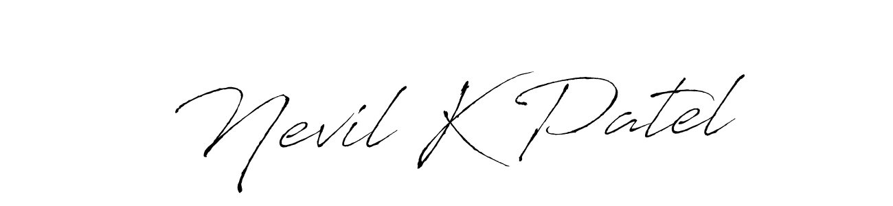 Similarly Antro_Vectra is the best handwritten signature design. Signature creator online .You can use it as an online autograph creator for name Nevil K Patel. Nevil K Patel signature style 6 images and pictures png