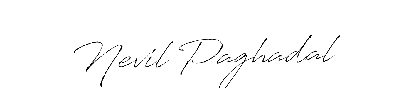 if you are searching for the best signature style for your name Nevil Paghadal. so please give up your signature search. here we have designed multiple signature styles  using Antro_Vectra. Nevil Paghadal signature style 6 images and pictures png