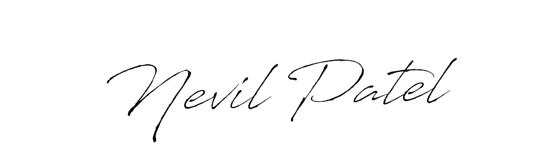 Similarly Antro_Vectra is the best handwritten signature design. Signature creator online .You can use it as an online autograph creator for name Nevil Patel. Nevil Patel signature style 6 images and pictures png