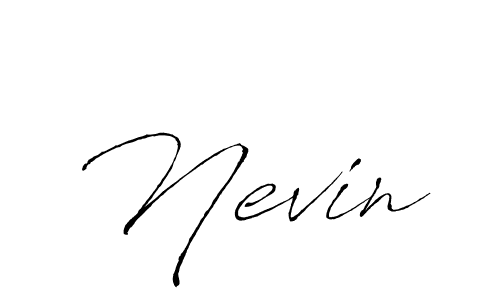 Create a beautiful signature design for name Nevin. With this signature (Antro_Vectra) fonts, you can make a handwritten signature for free. Nevin signature style 6 images and pictures png