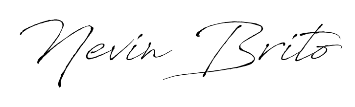 Here are the top professional signature styles for the name Nevin Brito. These are the best autograph styles you can use for your name. Nevin Brito signature style 6 images and pictures png