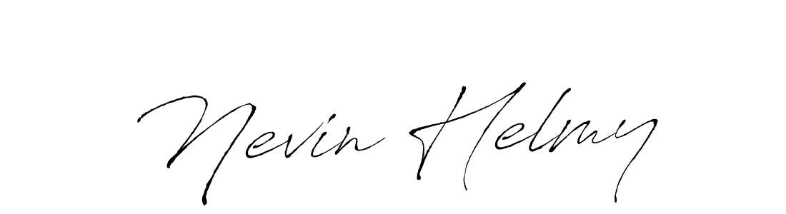 Also we have Nevin Helmy name is the best signature style. Create professional handwritten signature collection using Antro_Vectra autograph style. Nevin Helmy signature style 6 images and pictures png