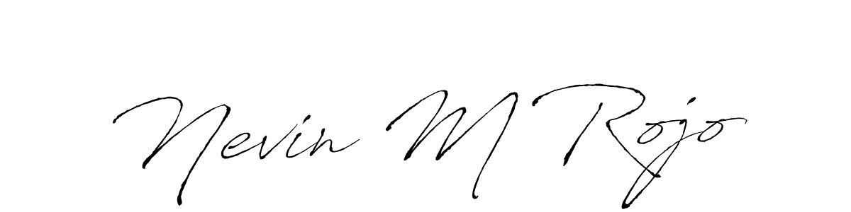 It looks lik you need a new signature style for name Nevin M Rojo. Design unique handwritten (Antro_Vectra) signature with our free signature maker in just a few clicks. Nevin M Rojo signature style 6 images and pictures png
