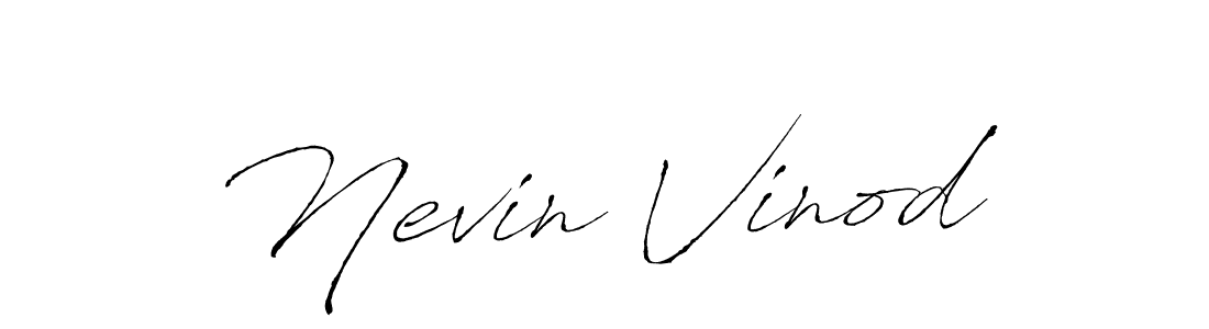 The best way (Antro_Vectra) to make a short signature is to pick only two or three words in your name. The name Nevin Vinod include a total of six letters. For converting this name. Nevin Vinod signature style 6 images and pictures png