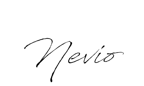 Design your own signature with our free online signature maker. With this signature software, you can create a handwritten (Antro_Vectra) signature for name Nevio. Nevio signature style 6 images and pictures png