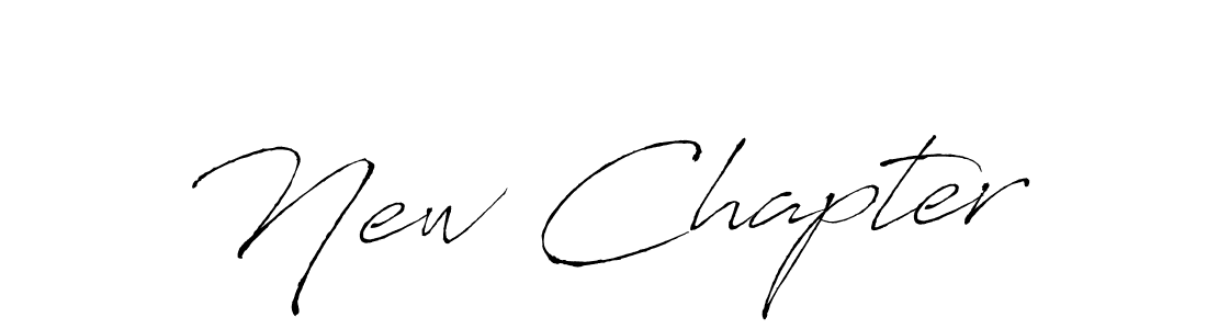 Create a beautiful signature design for name New Chapter. With this signature (Antro_Vectra) fonts, you can make a handwritten signature for free. New Chapter signature style 6 images and pictures png