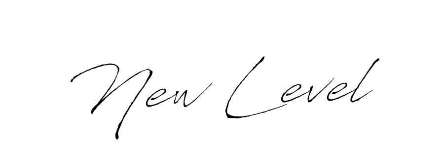 Design your own signature with our free online signature maker. With this signature software, you can create a handwritten (Antro_Vectra) signature for name New Level. New Level signature style 6 images and pictures png