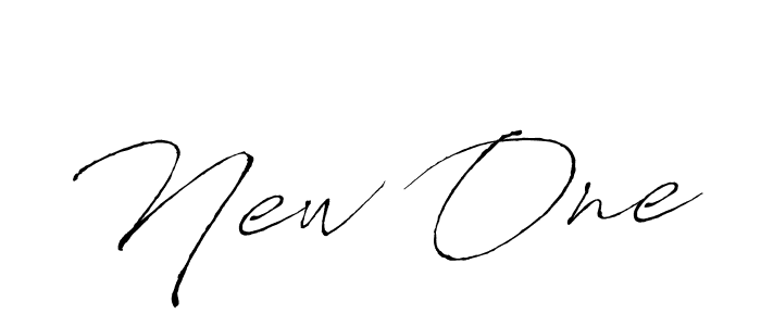 Use a signature maker to create a handwritten signature online. With this signature software, you can design (Antro_Vectra) your own signature for name New One. New One signature style 6 images and pictures png