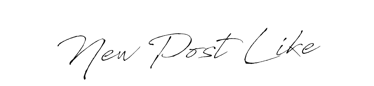 It looks lik you need a new signature style for name New Post Like. Design unique handwritten (Antro_Vectra) signature with our free signature maker in just a few clicks. New Post Like signature style 6 images and pictures png