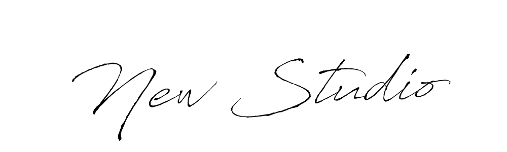 It looks lik you need a new signature style for name New Studio. Design unique handwritten (Antro_Vectra) signature with our free signature maker in just a few clicks. New Studio signature style 6 images and pictures png