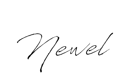 Antro_Vectra is a professional signature style that is perfect for those who want to add a touch of class to their signature. It is also a great choice for those who want to make their signature more unique. Get Newel name to fancy signature for free. Newel signature style 6 images and pictures png