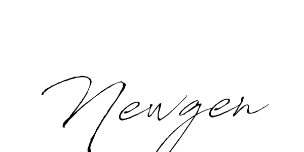 You should practise on your own different ways (Antro_Vectra) to write your name (Newgen) in signature. don't let someone else do it for you. Newgen signature style 6 images and pictures png