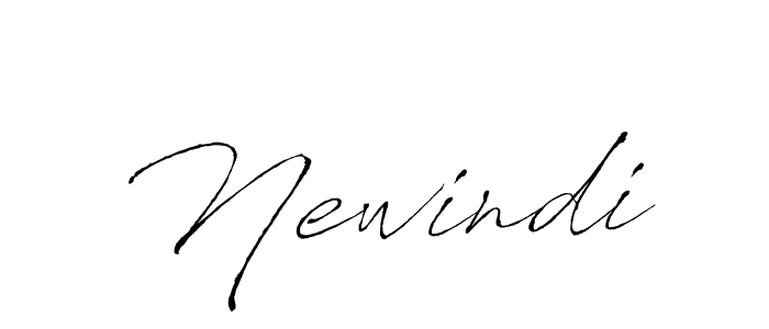 The best way (Antro_Vectra) to make a short signature is to pick only two or three words in your name. The name Newindi include a total of six letters. For converting this name. Newindi signature style 6 images and pictures png
