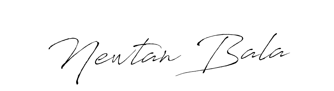 Newtan Bala stylish signature style. Best Handwritten Sign (Antro_Vectra) for my name. Handwritten Signature Collection Ideas for my name Newtan Bala. Newtan Bala signature style 6 images and pictures png