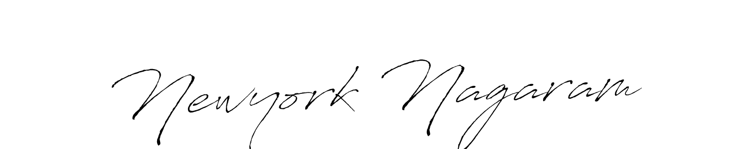 How to make Newyork Nagaram signature? Antro_Vectra is a professional autograph style. Create handwritten signature for Newyork Nagaram name. Newyork Nagaram signature style 6 images and pictures png
