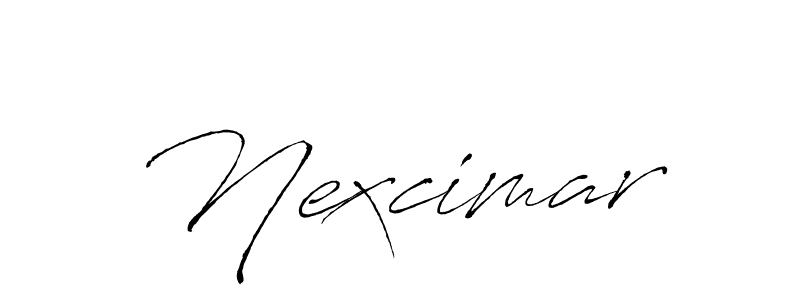 Create a beautiful signature design for name Nexcimar. With this signature (Antro_Vectra) fonts, you can make a handwritten signature for free. Nexcimar signature style 6 images and pictures png