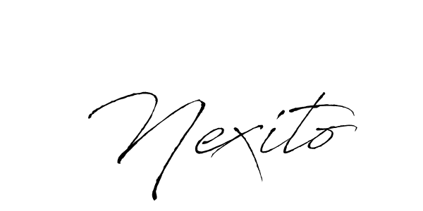 Make a beautiful signature design for name Nexito. Use this online signature maker to create a handwritten signature for free. Nexito signature style 6 images and pictures png