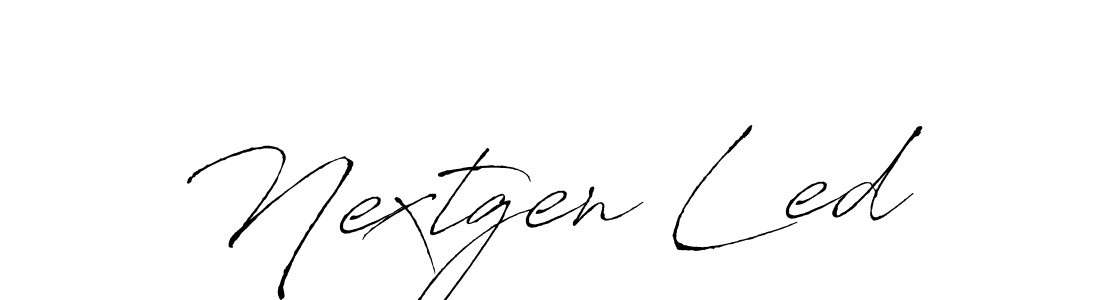 You should practise on your own different ways (Antro_Vectra) to write your name (Nextgen Led) in signature. don't let someone else do it for you. Nextgen Led signature style 6 images and pictures png