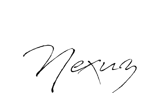 See photos of Nexuz official signature by Spectra . Check more albums & portfolios. Read reviews & check more about Antro_Vectra font. Nexuz signature style 6 images and pictures png