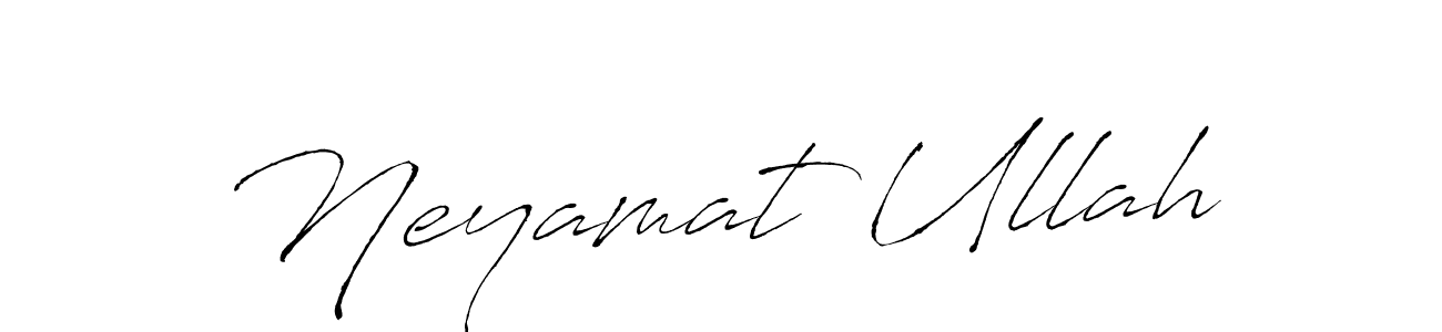 Create a beautiful signature design for name Neyamat Ullah. With this signature (Antro_Vectra) fonts, you can make a handwritten signature for free. Neyamat Ullah signature style 6 images and pictures png