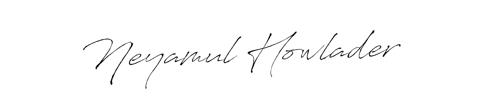 This is the best signature style for the Neyamul Howlader name. Also you like these signature font (Antro_Vectra). Mix name signature. Neyamul Howlader signature style 6 images and pictures png