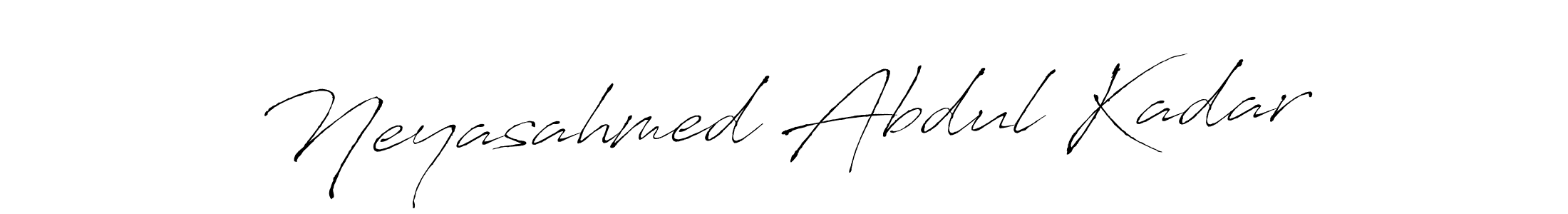 Make a beautiful signature design for name Neyasahmed Abdul Kadar. Use this online signature maker to create a handwritten signature for free. Neyasahmed Abdul Kadar signature style 6 images and pictures png