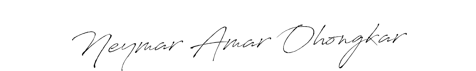 if you are searching for the best signature style for your name Neymar Amar Ohongkar. so please give up your signature search. here we have designed multiple signature styles  using Antro_Vectra. Neymar Amar Ohongkar signature style 6 images and pictures png