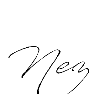 if you are searching for the best signature style for your name Nez. so please give up your signature search. here we have designed multiple signature styles  using Antro_Vectra. Nez signature style 6 images and pictures png