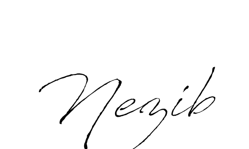 Once you've used our free online signature maker to create your best signature Antro_Vectra style, it's time to enjoy all of the benefits that Nezib name signing documents. Nezib signature style 6 images and pictures png