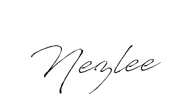 Once you've used our free online signature maker to create your best signature Antro_Vectra style, it's time to enjoy all of the benefits that Nezlee name signing documents. Nezlee signature style 6 images and pictures png