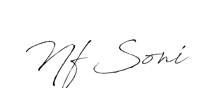 It looks lik you need a new signature style for name Nf Soni. Design unique handwritten (Antro_Vectra) signature with our free signature maker in just a few clicks. Nf Soni signature style 6 images and pictures png