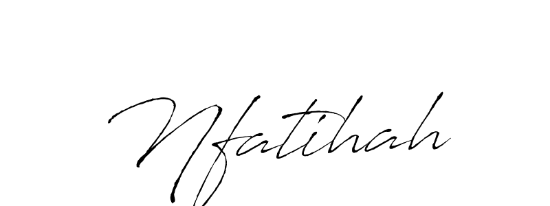 Also You can easily find your signature by using the search form. We will create Nfatihah name handwritten signature images for you free of cost using Antro_Vectra sign style. Nfatihah signature style 6 images and pictures png