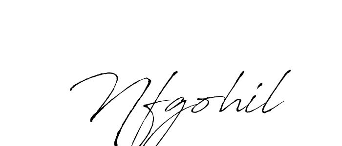 The best way (Antro_Vectra) to make a short signature is to pick only two or three words in your name. The name Nfgohil include a total of six letters. For converting this name. Nfgohil signature style 6 images and pictures png