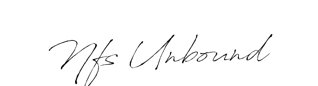 How to make Nfs Unbound signature? Antro_Vectra is a professional autograph style. Create handwritten signature for Nfs Unbound name. Nfs Unbound signature style 6 images and pictures png