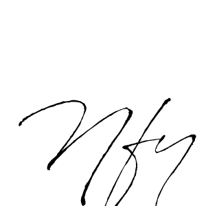 The best way (Antro_Vectra) to make a short signature is to pick only two or three words in your name. The name Nfy include a total of six letters. For converting this name. Nfy signature style 6 images and pictures png