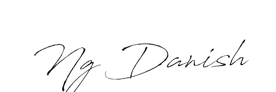 Create a beautiful signature design for name Ng Danish. With this signature (Antro_Vectra) fonts, you can make a handwritten signature for free. Ng Danish signature style 6 images and pictures png