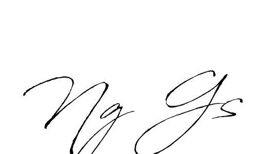 You should practise on your own different ways (Antro_Vectra) to write your name (Ng Gs) in signature. don't let someone else do it for you. Ng Gs signature style 6 images and pictures png