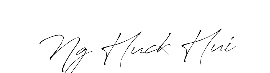 Make a beautiful signature design for name Ng Huck Hui. With this signature (Antro_Vectra) style, you can create a handwritten signature for free. Ng Huck Hui signature style 6 images and pictures png